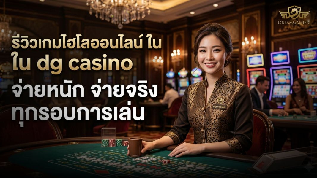 รีวิว dg casino ไฮโลออนไลน์ เกมพื้นบ้านคาสิโนยอดฮิต จ่ายจริง 2026